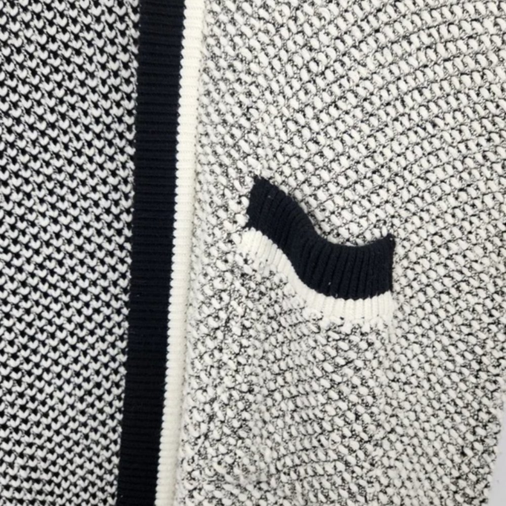SOLD! Maje | Magda Four-pocket Cardigan In Black - Picture 4 of 5